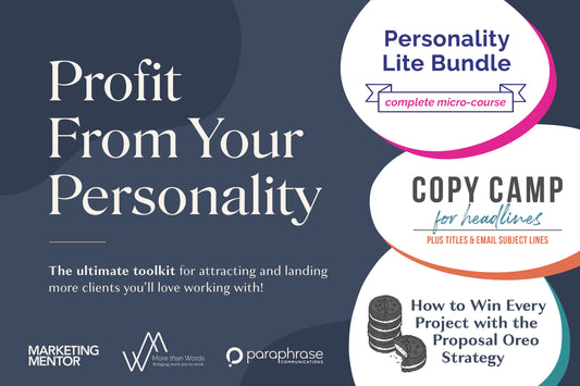Profit from Your Personality