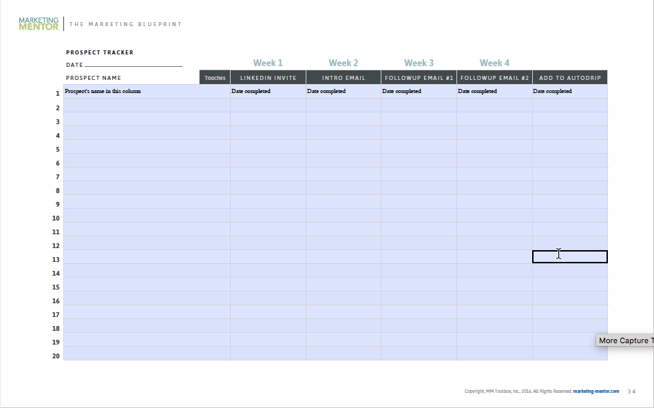 The Marketing Blueprint - How to Connect the Dots of Your Marketing