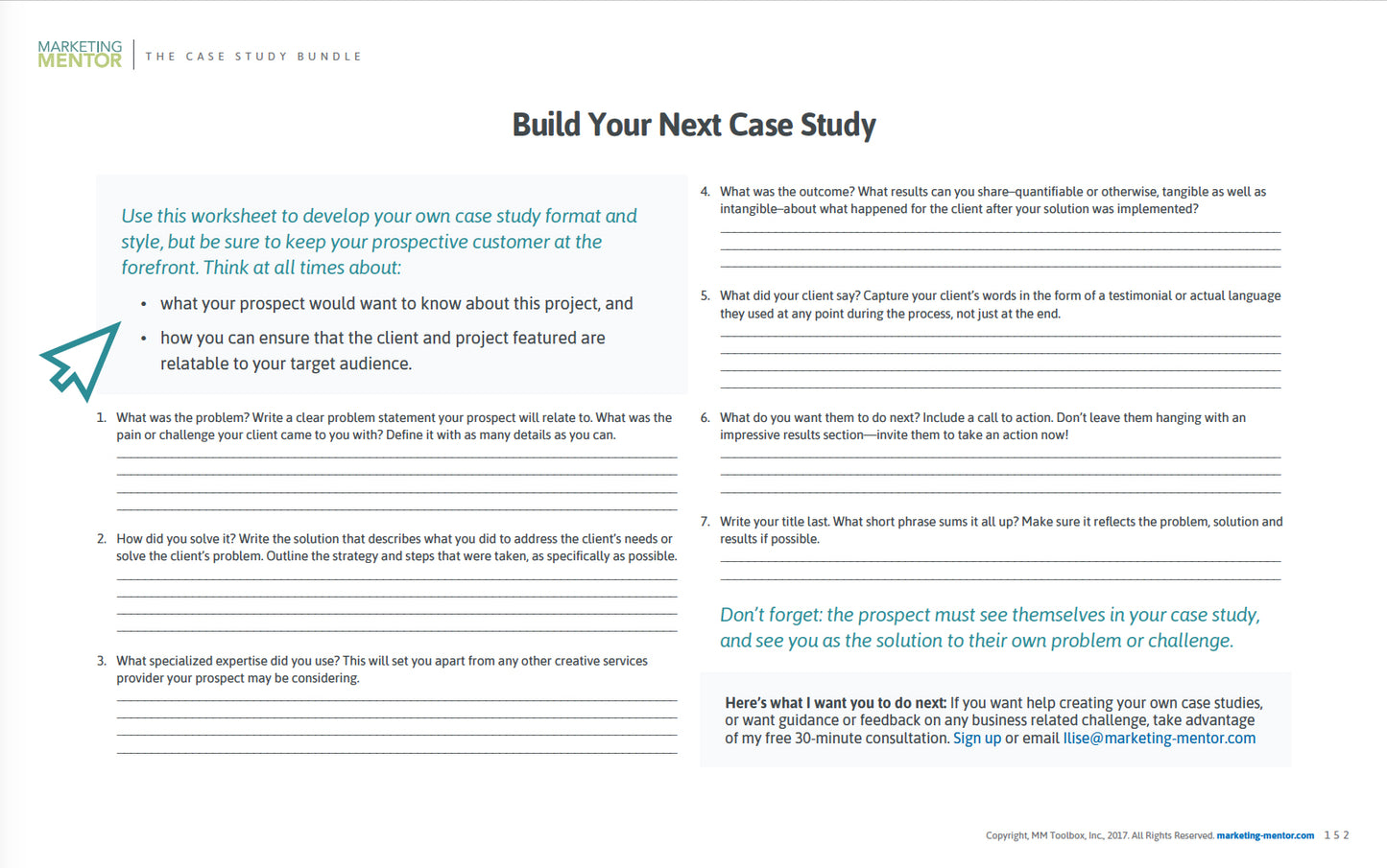 Case Study Bundle: 7 Steps to a Case Study that Closes the Deal